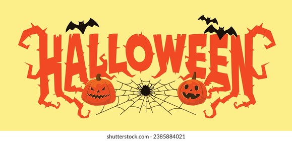 halloween typography design for tshirt design