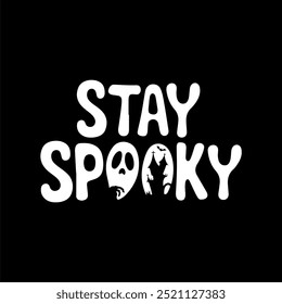 Halloween typography silhouette vector art