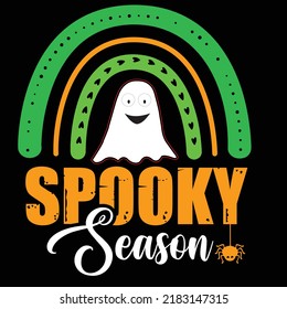 Halloween typography and t shirt design
