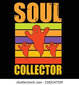 Halloween typography and t shirt design