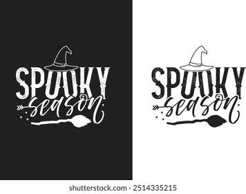 Halloween Typography  T shirt Design