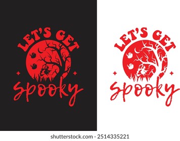 Halloween Typography  T shirt Design
