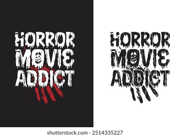 Halloween Typography  T shirt Design