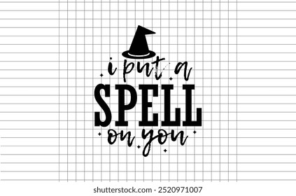 Halloween Typography Trendy Printable T shirt Design For Your POD