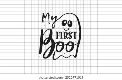 Halloween Typography Trendy Printable T shirt Design For Your POD