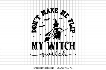 Halloween Typography Trendy Printable T shirt Design For Your POD