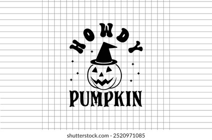 Halloween Typography Trendy Printable T shirt Design For Your POD