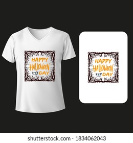 halloween typography t-shirt design, STAY HOME COVID-2019 T-SHIRT VECTOR logo, Tshirt Design