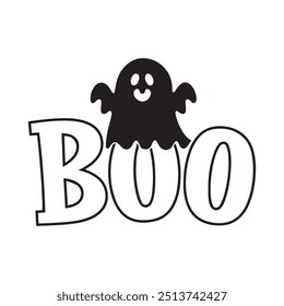 Vector de diseño de camiseta de tipografía de Halloween