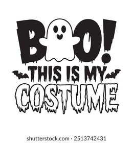 Vector de diseño de camiseta de tipografía de Halloween