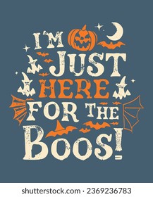 Halloween Typography T-shirt Design vintage Halloween T-shirt design