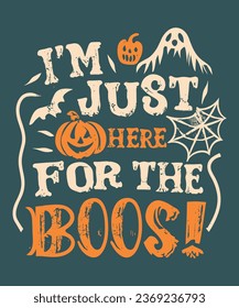 Halloween Typography T-shirt Design vintage Halloween T-shirt design