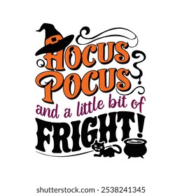 Halloween Typography Vector T-Shirt Design