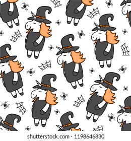 Halloween Unicorn pattern.