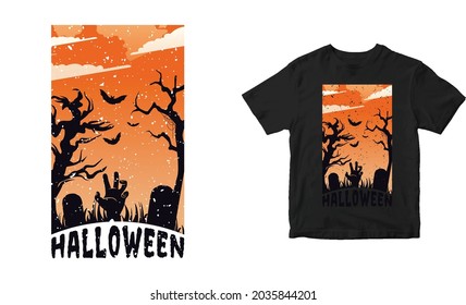 Halloween Unique vector T-shirt design