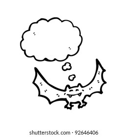caricatura de murciélago vampiro de halloween