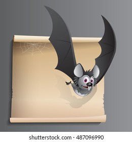 Halloween vampire bats - Illustration
