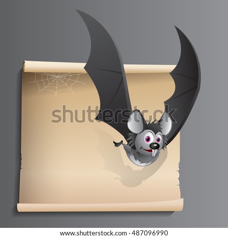 Halloween vampire bats - Illustration