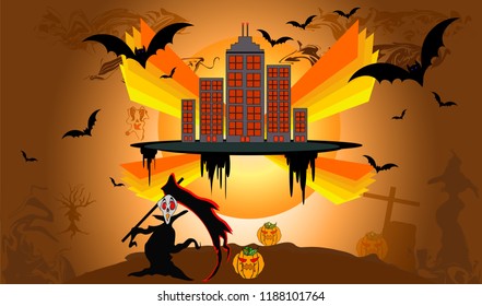 The Halloween vector