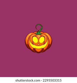 logotipo de diseño de arte vectorial de halloween