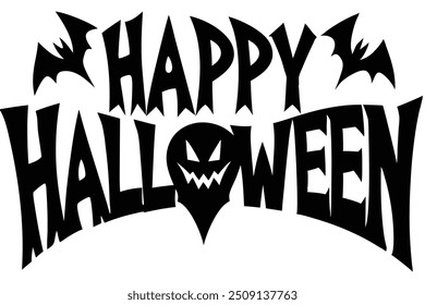 Halloween Vektor Art Design weißer Hintergrund 