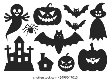 The Halloween vector art illustration.