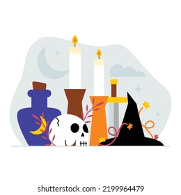 Halloween vector art illustration isolated background