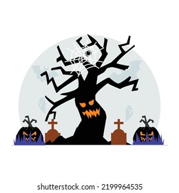 Halloween vector art illustration isolated background