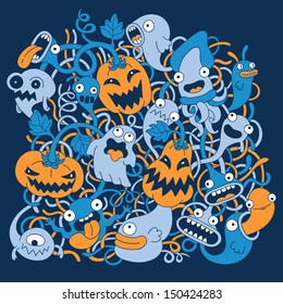 Halloween vector background