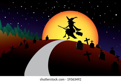 Halloween vector background