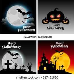 Halloween vector background