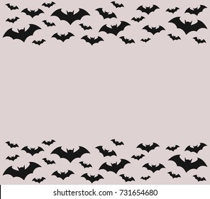 Halloween  vector background. Bat vector background.