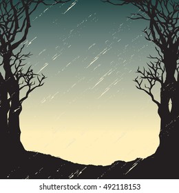 Halloween vector background for design. 