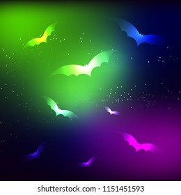 Halloween vector background Eps 10. Can use for party invitation, greeting card, banner, logo, poster, web.