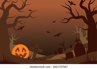 halloween vector background simple clean and elegance