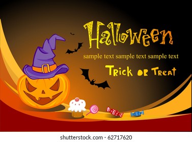 Halloween-Vektorbanner