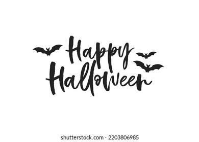 Halloween Vector, Halloween Banner, Spooky Banner, Halloween Background, Happy Halloween Background, Bat Banner, Bat Decoration Text, Vector Illustration Background	