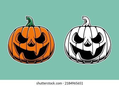 Halloween vector bundle design set