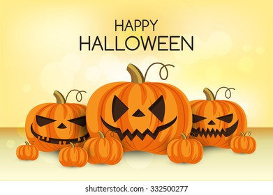 Halloween vector card