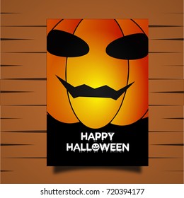 Halloween vector card