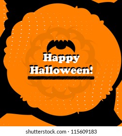 Halloween vector card or background