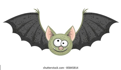 halloween vector cartoon bat