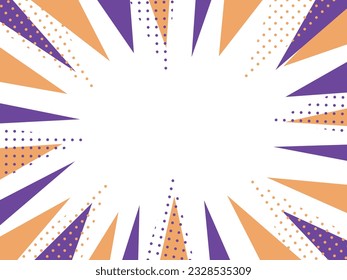 Halloween Vector Concentric Line Frame