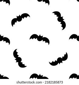 Halloween vector cute cartoon seamless pattern. 