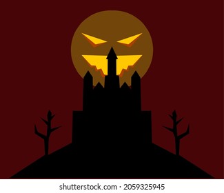 halloween vector, halloween day design with scary concept.