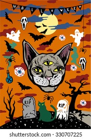 Halloween vector design