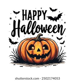 Halloween Vector Design, jack o Lantern, Skull Illustration, 