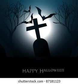 halloween vector design with space for your text