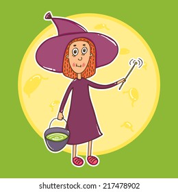 halloween vector doodle sticker