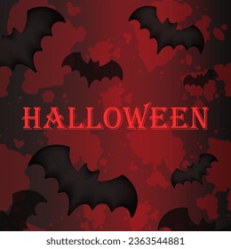Halloween vector drawing. Holiday background for wrapping paper vector illustration
